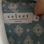 Velvet by Graham & Spencer button down shirt Blue Photo 3