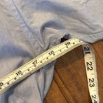 Uniqlo blue 100% cotton long sleeve shirt dress with belt M Photo 9