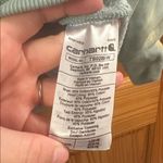 Carhartt Size Large Mint Green Hooded Sweatshirt Photo 7