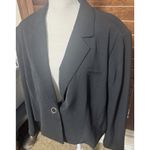 Vince Camuto  size 22W Black Blazer Jacket Work Career Office Classy Cropped Photo 1