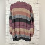 Saltwater Luxe  Striped Multicolor Cardigan Sweater, Small Photo 3