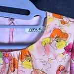 AMUR Floral Pink Mini Cutout Dress Size 2 Photo 5