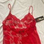 Bob Mackie Vintage NWT for Glydons Lace Slip Dress Old Hollywood Glam Lingerie M Photo 4