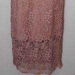 Premier Amour Sleeveless Lace Sheath Dress Pink Size 8 Photo 1