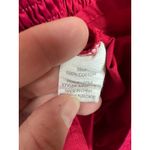 Timing Womens Red Bow Strappy Smocked Crop Top Party Blouse Sleeveless SZ M Photo 2