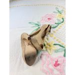 Peep Toe Platform Heels Ankle Strap Stiletto Tan Shoes Size 7M Photo 6