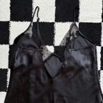 secret treasures Black Satin Beaded Maxi Slip XL Photo 5