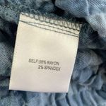 Jane and Delancey  Blue Checked Top Photo 4