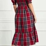 NWT Hill House Home Louisa Nap Dress Red Tartan Plaid S Photo 1