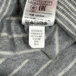 Gap  Womens XS Gray White Striped Boatneck Sweater Merino Wool Blend‎ Neutral Photo 7