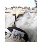 ByTiMo Cottagecore Top Ditsy Floral Milkmaid Square Neckline Peplum M NWT Brown Size M Photo 4