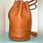 Coach Vintage  Tan Leather Bucket Backpack #9984 Photo 2