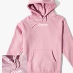 Glossier pink hoodie Size M Photo 0
