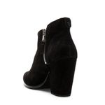 Rag and Bone  Margot Black Suede Ankle Booties Heels Side Zip 3.5" Sz 41 (10.5) Photo 9