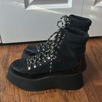 Circus by Sam Edelman Circus NY Gail Boots Sam Edelman Black Chucky Moto Boots Size 9.5M New Photo 2