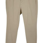 Loft NWT ‎ Women’s 2023 Mid Rise Skinny Ankle Pants Light Khaki Size 4 Preppy Photo 0