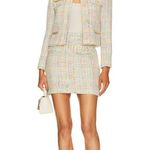 Generation Love  Sandra Skirt in Rainbow tweed Boucle skirt sz 0 Photo 2