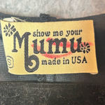 Show Me Your Mumu  Top Womens Small‎ Black Snakeskin Barry Bell Tunic Top Photo 1