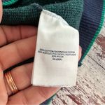 Lands’ End Cotton Blend Plaid Crewneck Sweater​ Blue Photo 4