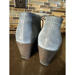 Cole Haan  X Air Women's Ankle Boots Booties Wedge Size 9 B Cornflower Blue Suede Photo 6