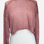 Urban Outfitters Pink Mesh Turtleneck Photo 0