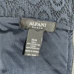 Alfani  Women's Plus Size Navy Blue Lace Sexy A-Line Knee Length Skirt - Size 16W Photo 3
