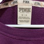 PINK - Victoria's Secret Spell Out PINK Victoria Secret purple long sleeve graphic sweater Pullover Photo 5