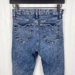 Topshop Jamie Acid Wash High Waist Skinny Jeans Indigo Wash Women's Size W28 L30 Photo 4