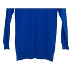 J.Crew  Soft Merino Wool Long Sleeve Crew Neck Sweater Cardigan XS Royal Blue Photo 2