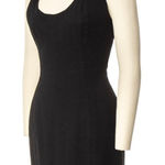 Nicole Miller  Strappy Open Back Little Black Dress SMALL VINTAGE 80's Photo 0