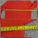 Stella McCartney Size 38 Orange 3/4 Sleeve Silver Half Zipper Blouse Stretch Photo 10