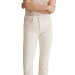 Madewell  Mid-Rise Perfect Vintage Jeans Women's 27 Cream Tapered Mom NWT Photo 0