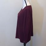 Agenda purple half square pattern crewneck sweater Size XL Photo 3