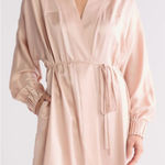NEW NWT LUNYA Washable Silk Robe Delicate Pink Large/XL Photo 0