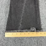 Pilcro and The Letterpress Jeans Womens 32x26.5 Black High Rise Flare Fray Hem Photo 12