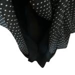 Jones Wear Womens Maxi Skirt 16 Black Polka Dot A-Line Zip Career Classic Preppy Photo 5