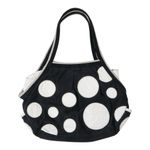 Vintage Y2K Chateau Black & White Polka Dot Purse Photo 3