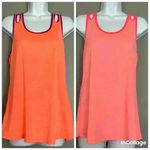 Hind Orange and Pink Activewear Women's Tank Tops (98) Size L Photo 1