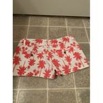 Red Camel  Women's Juniors Leaf Print Casual Mini Shorts Zip & Button Size 3 Photo 7