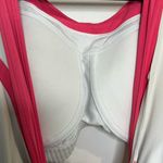Nike  Dri-fit women’s activewear tank - White/Pink - Size Large (12-14) Photo 3