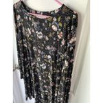 Loft Women’s Dress Floral Black Medium‎ The  Long Sleeve Party Office Work Casual Photo 2