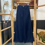 Free People  We The Free Linen Blend Super Hi Rise Wide Leg Denim Jeans Sz 24 🧡🎀 Photo 4