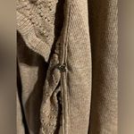 Rafaella  NWT Ruffle Front Open Cardigan Chestnut Heather Size Women’s Small‎ Photo 6