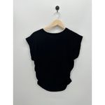 Madewell Womens Side-Cinch Muscle Tee Size M Stitched Neutral Casual Shirt Photo 1