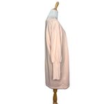 J.Crew Original Cotton Terry Puff-sleeve Light Pink Sweatshirt Dress Sz L New Photo 3