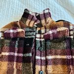 American Eagle American Ease Fuzzy Flannel Jacket Photo 2