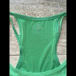 Athleta  Women's Green Striped‎ Tank Top Size Small Photo 1