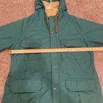 Rei Co-op  Eco Friendly 80s Vintage Green Drawstring Waist Hooded Coat Jacket Photo 10