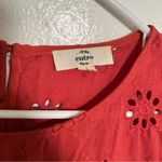 Entro Eyelet Lace Blouse Burnt Orange L Photo 7