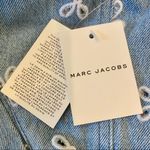 Marc Jacobs Stud Broderie Anglaise Daisy Embroidered Denim Jacket Size XS Photo 13